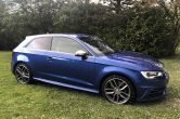 2016 (16) Audi S3 2.0 TFSI ( 300ps ) Quattro, NAV, 2016 Low Miles, Sepang Blue