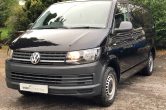 2016 (66) VW TRANSPORTER T6 SWB T32 2.0 EU6, BLACK, 150 BHP, 6 SPEED, NO VAT