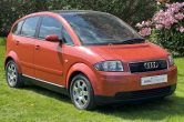 2001 (51) Audi A2 1.4 tdi, Jaipur Red, Only 61,000 Miles, Pan Roof